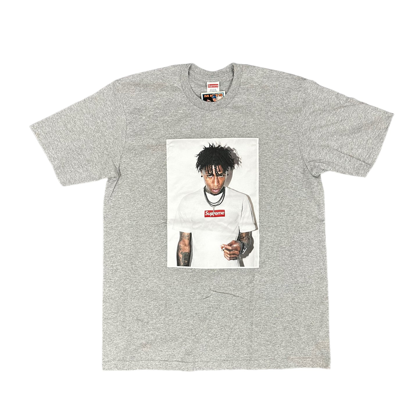 Grey Supreme NBA Youngboy Tee