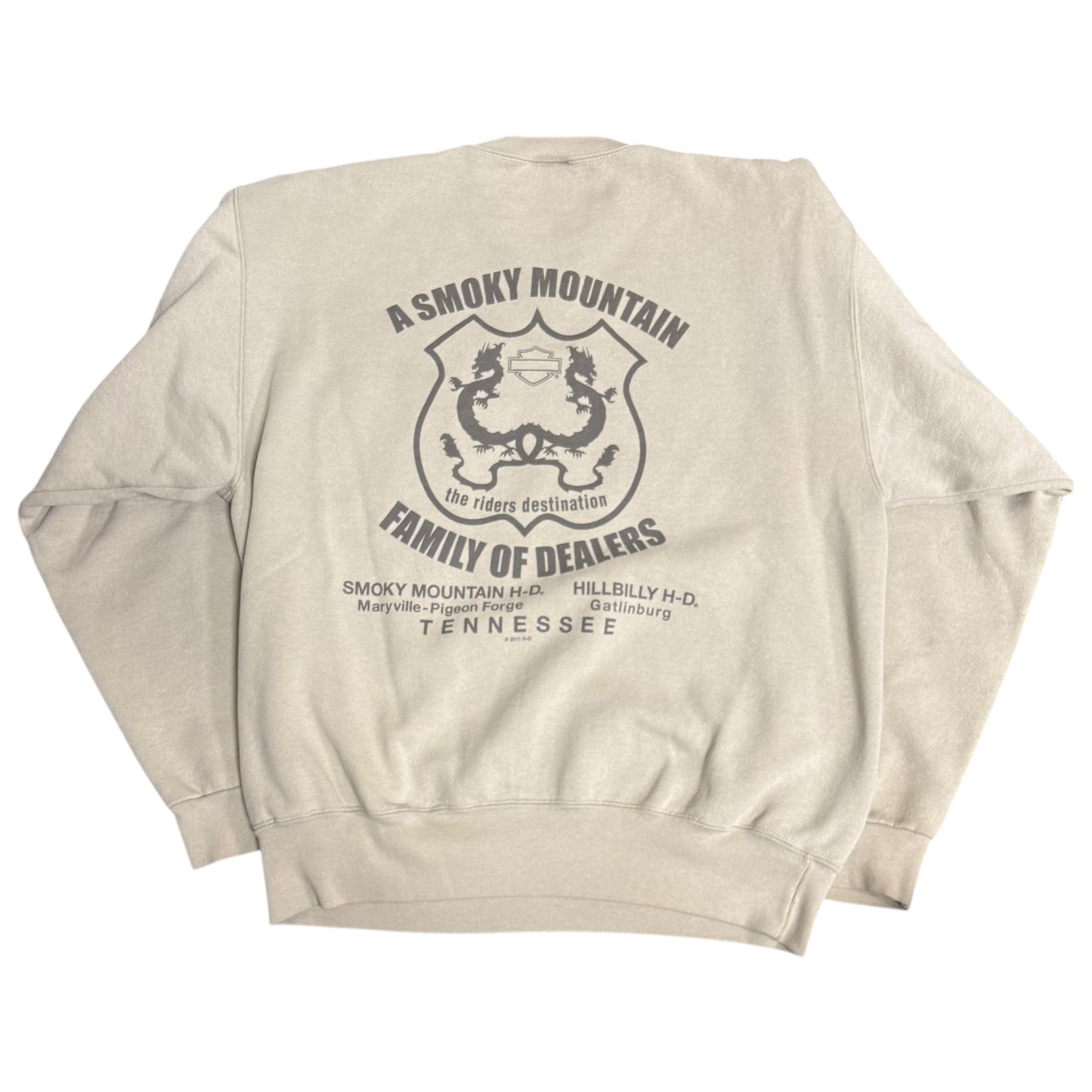 Tan Harley Davidson Crewneck