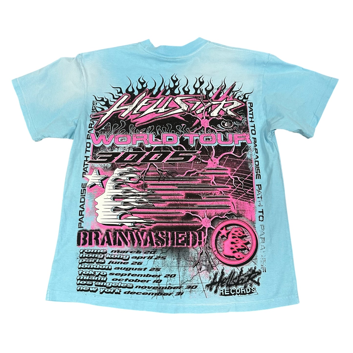 Hellstar World Tour Blue Tee