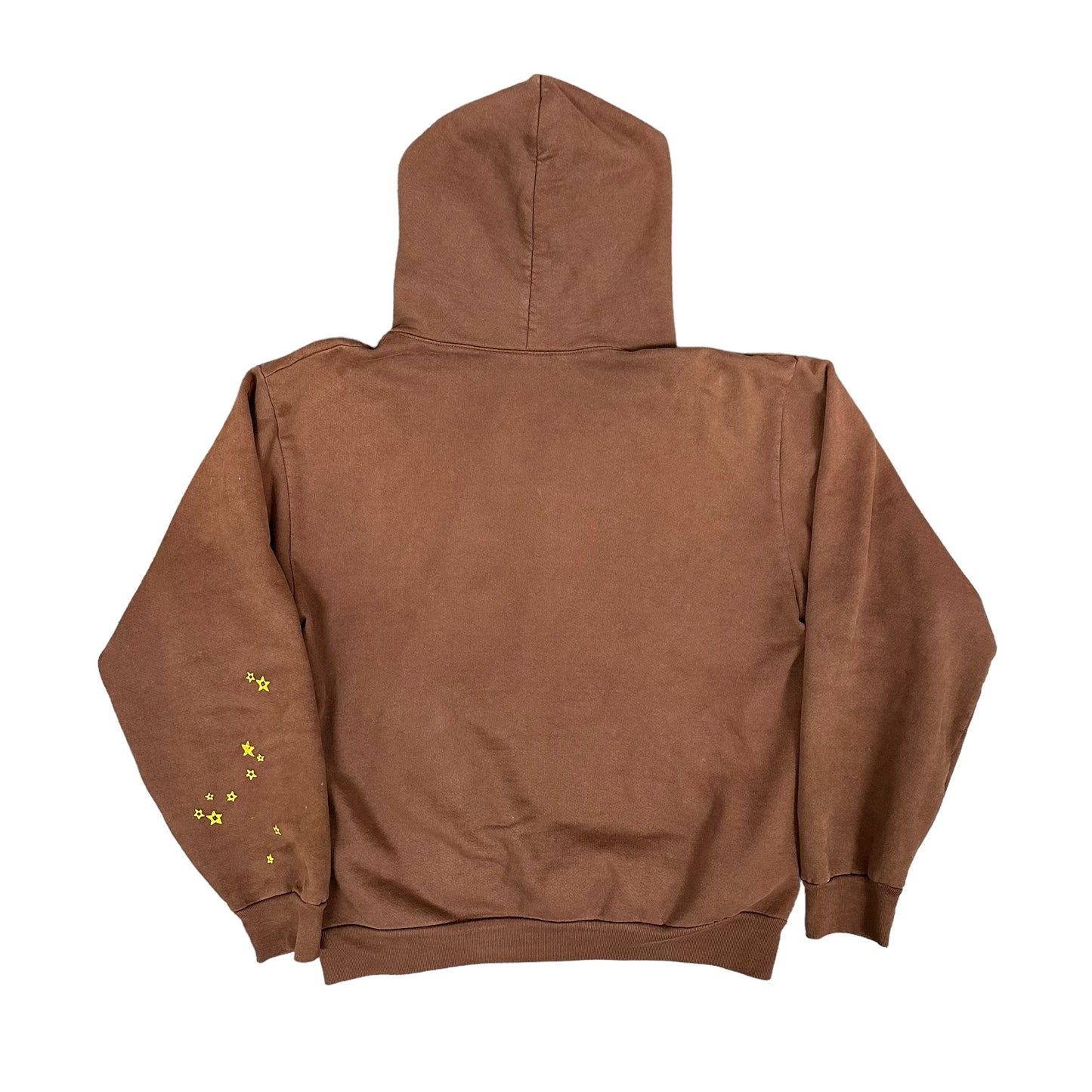 Brown Sp5der Angel Number Hoodie