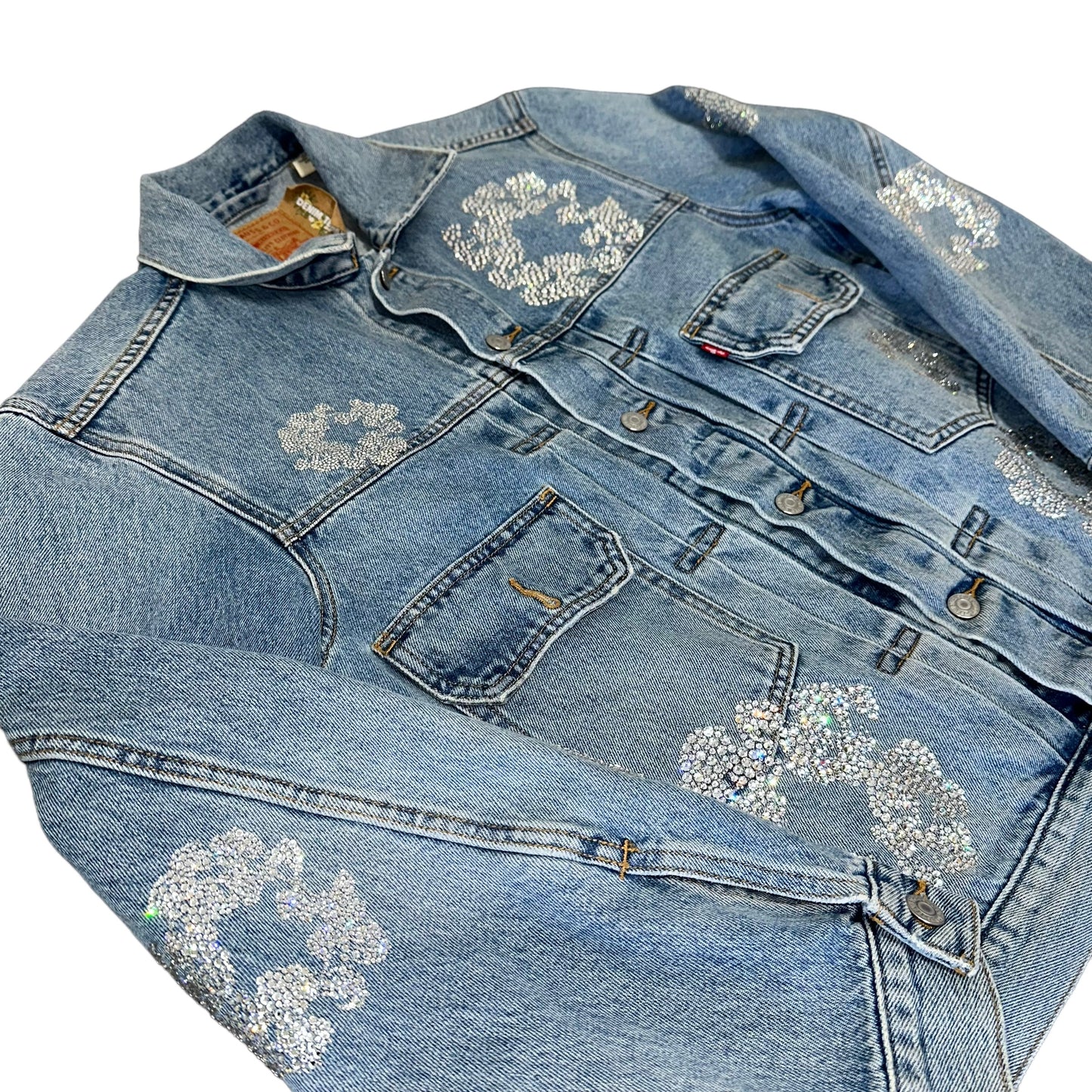 Denim Tears Medium Wash Swarovski Jacket