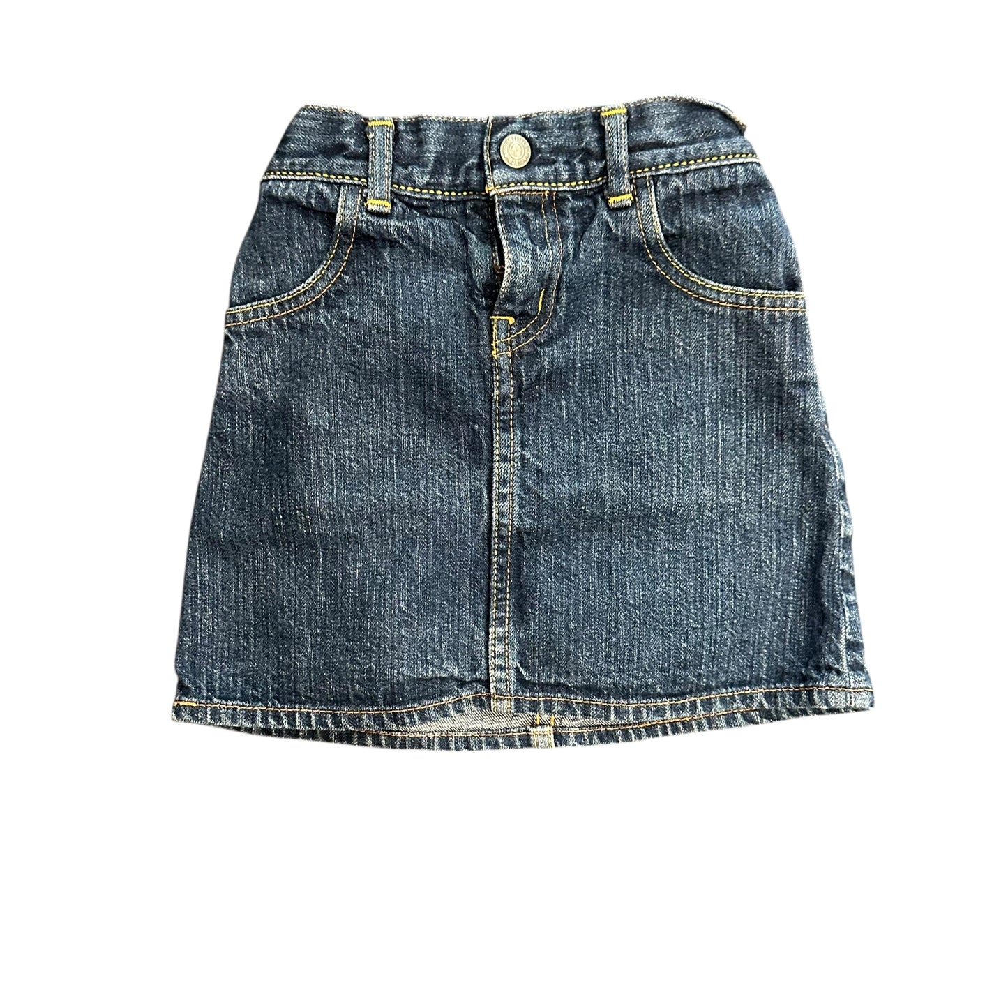 Evisu Baby White Logo Skirt