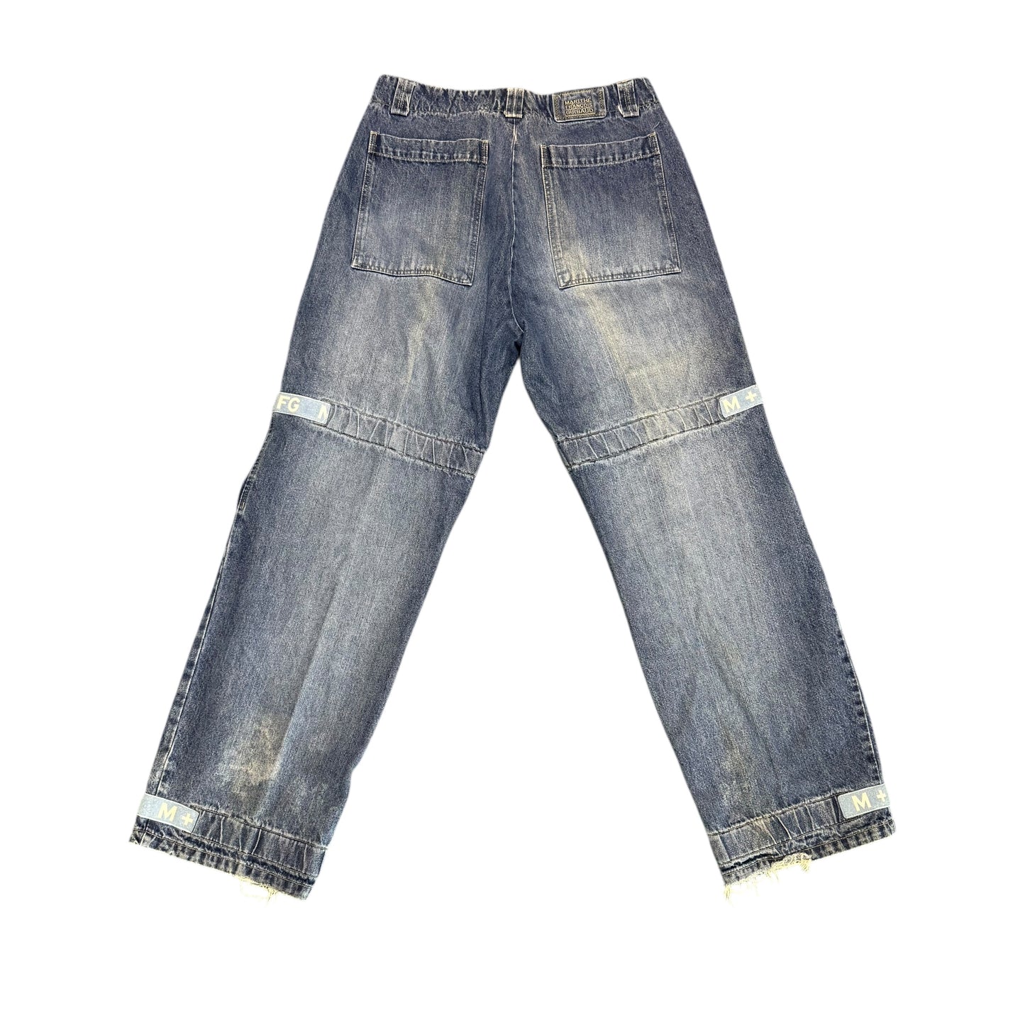 Vintage Girbaud Jeans Baby Blue/White