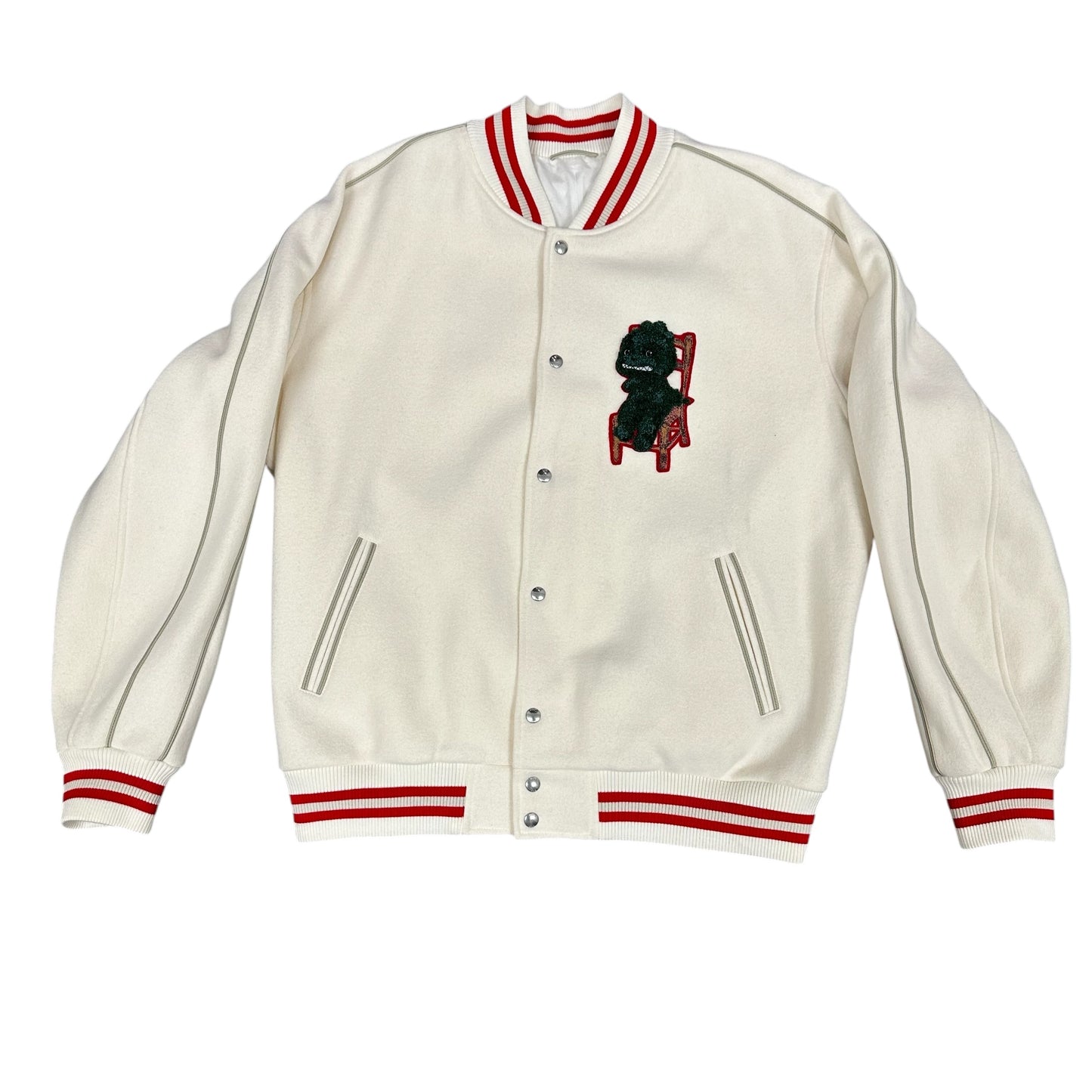 Dior Otani Campaign White Varsity Jacket