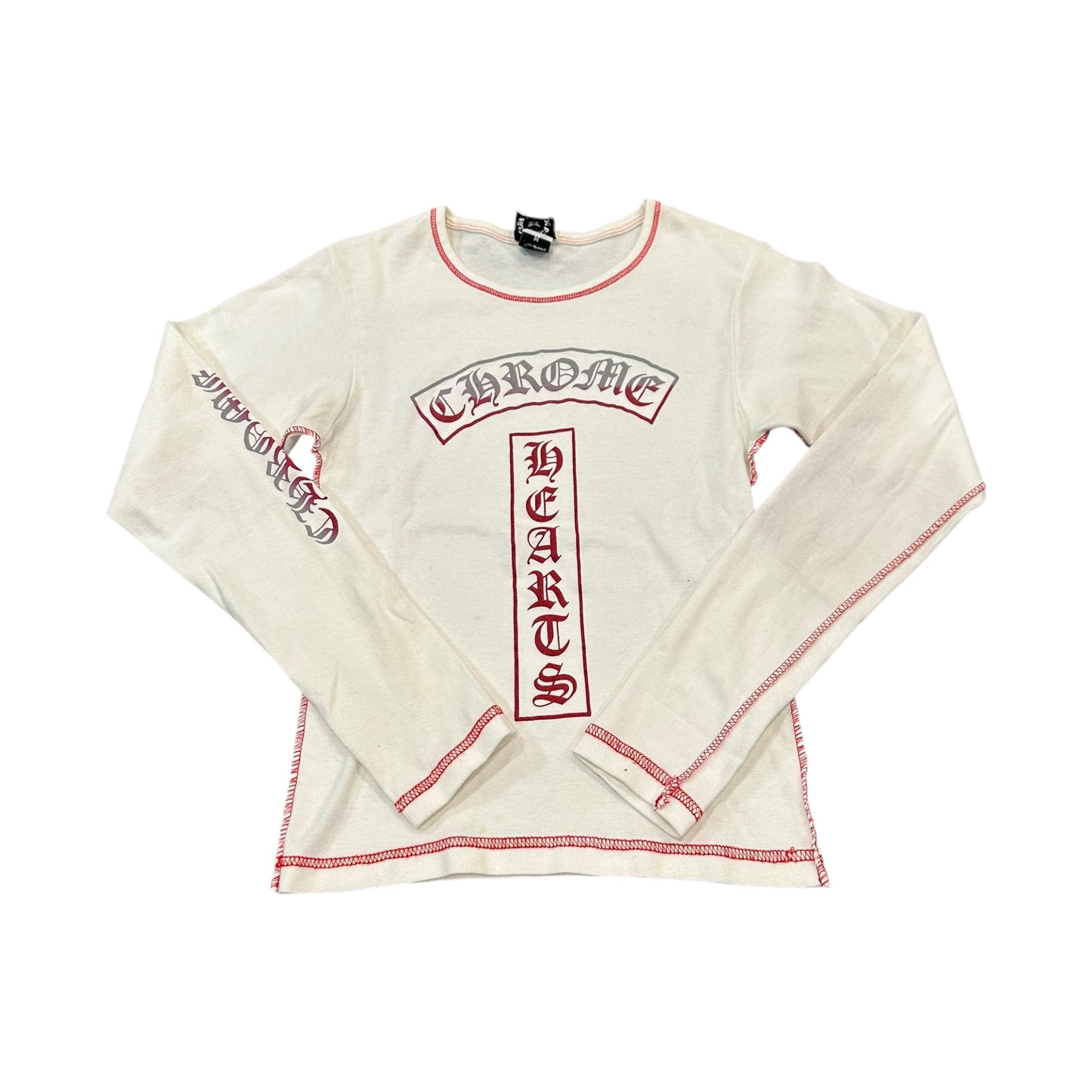 Chrome Hearts Women’s Red Gradient L/S Tee