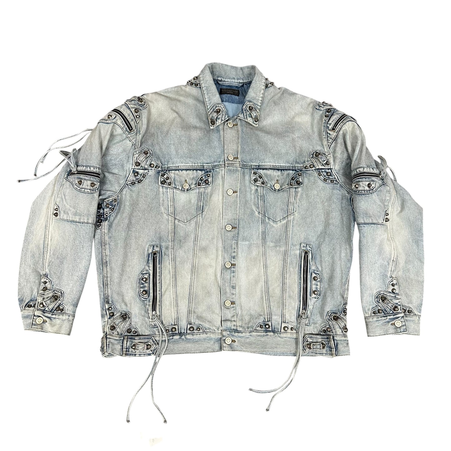 Balenciaga Cagole Oversized Denim Jacket