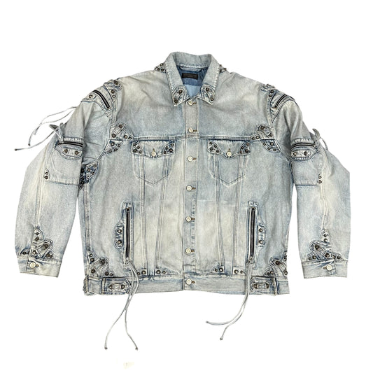 Balenciaga Cagole Oversized Denim Jacket