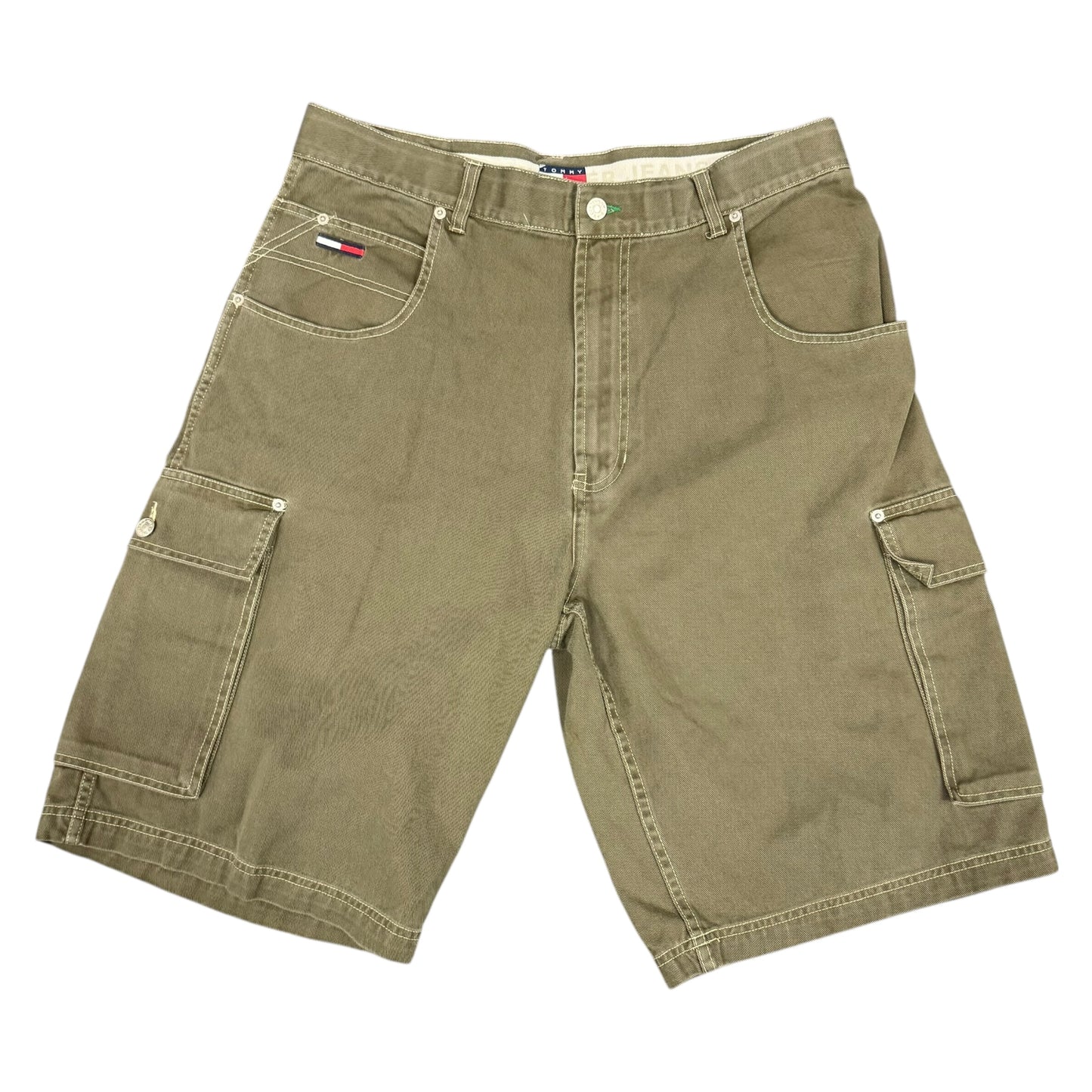 Vintage Tommy Hilfiger Olive Cargo Shorts