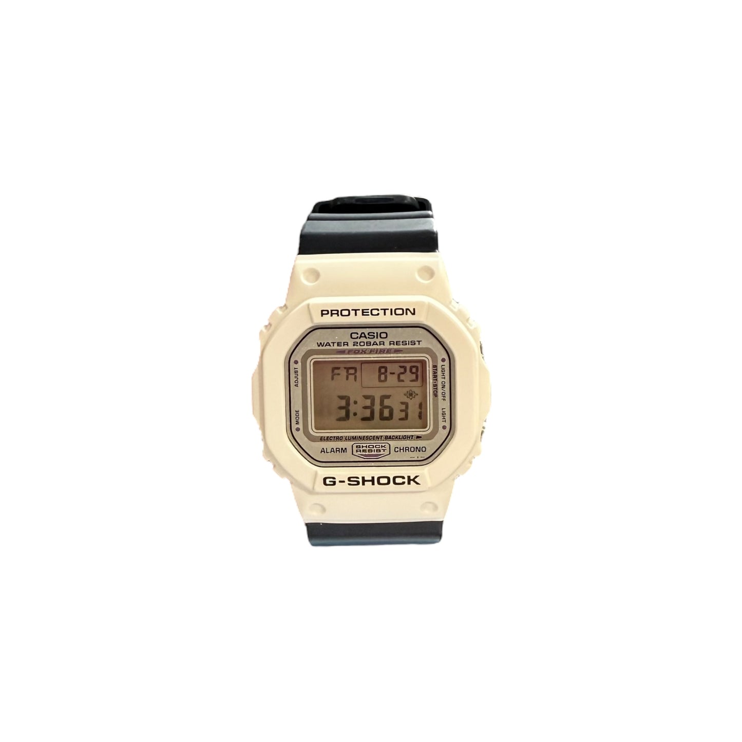 Cream/Black G Shock