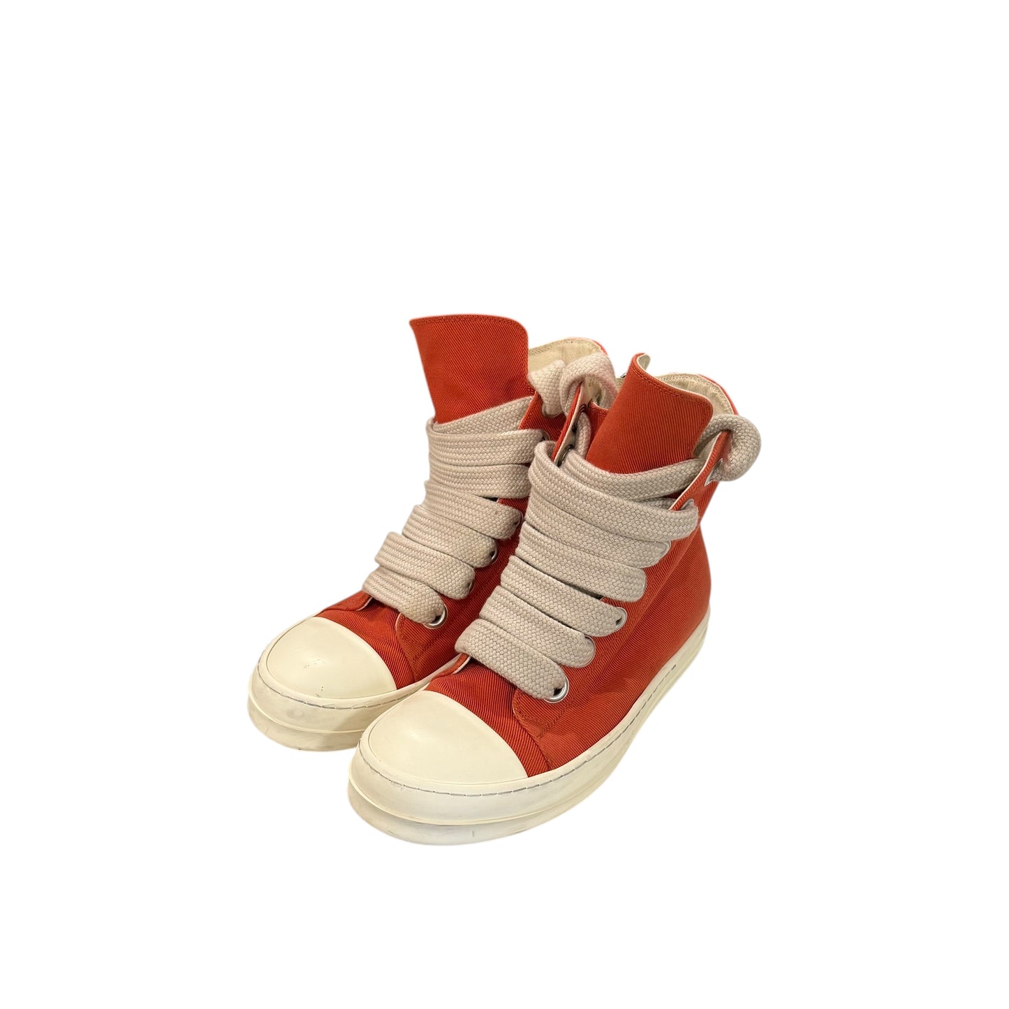 Rick Owens DRKSHDW Jumbo Lace Ramones Orange