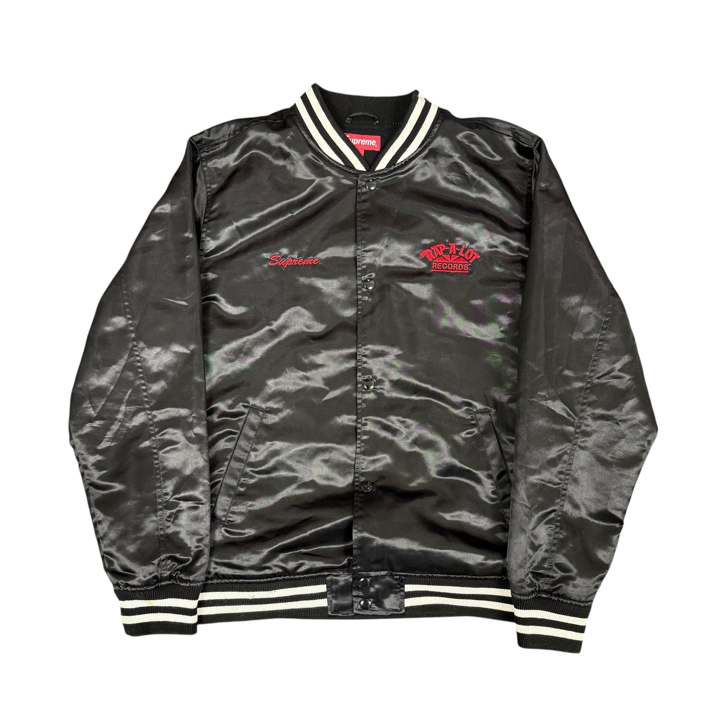 Supreme  Rap A Lot Records Satin Club Jacket