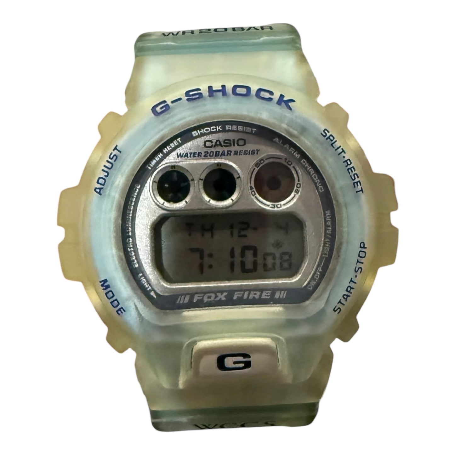 Clear/Light Blue G Shock