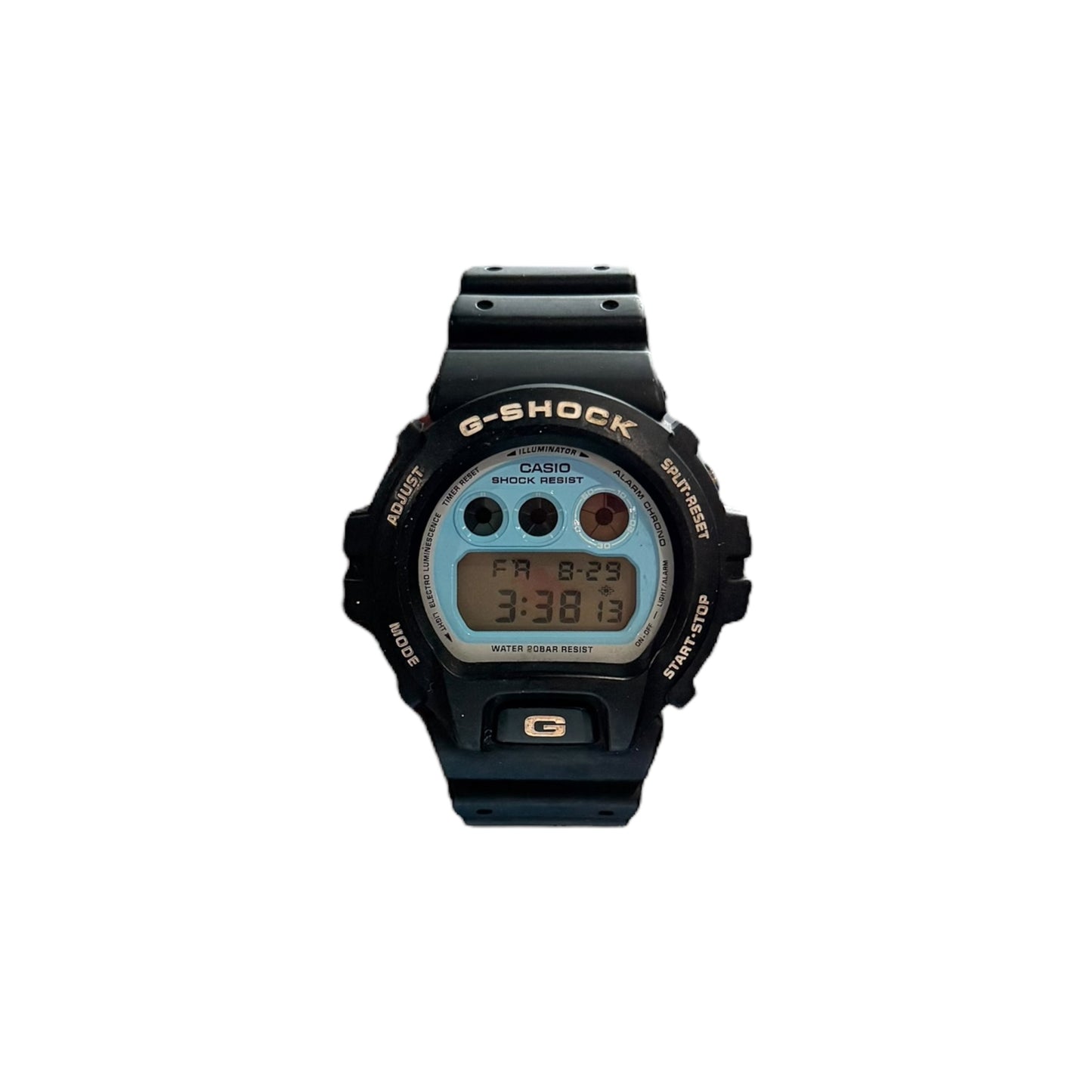 Black/Baby Blue G Shock