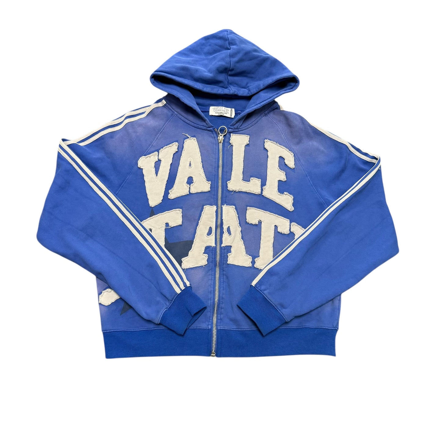 Vale Lives Blue Zip Hoodie