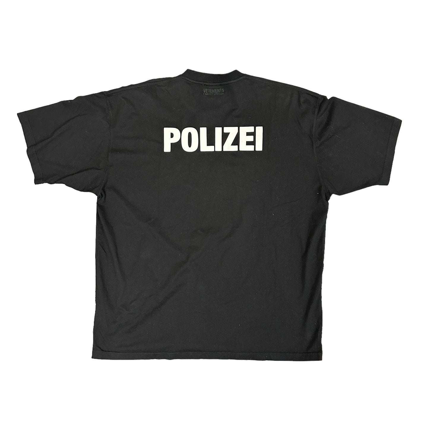 Vetements Polish Black Tee