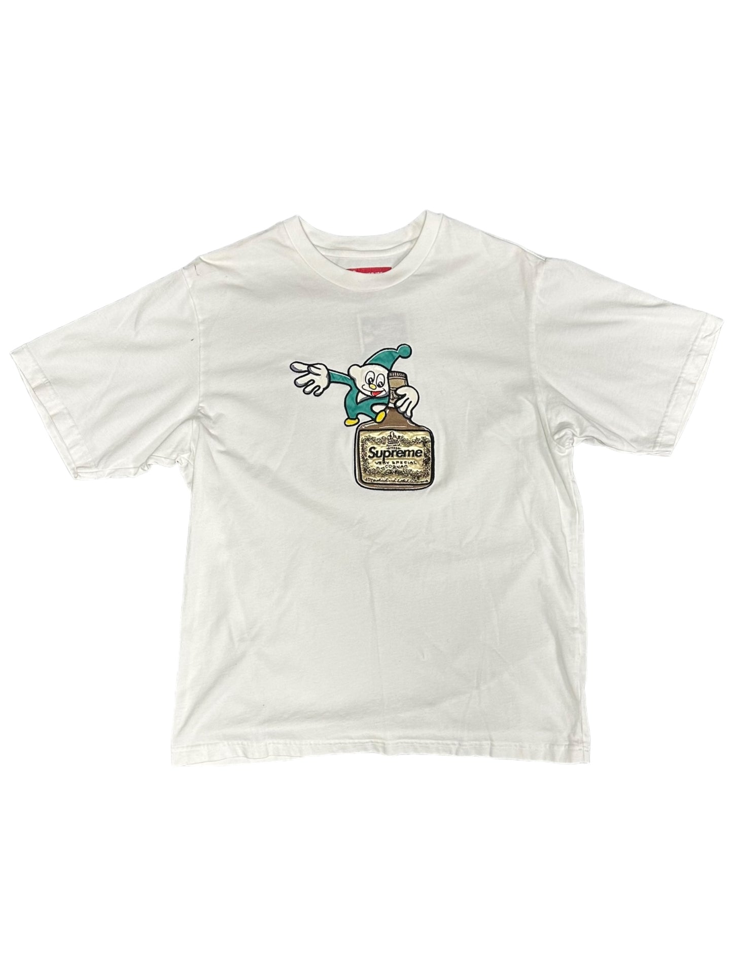 SUPREME HENNESSEY TEE WHITE (49K088)