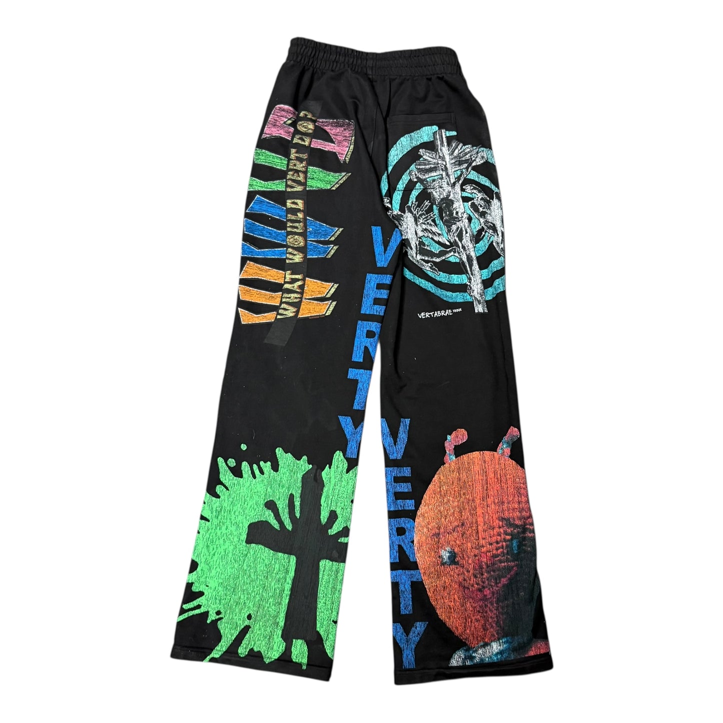 Vertebrae Black Montage Sweatpants