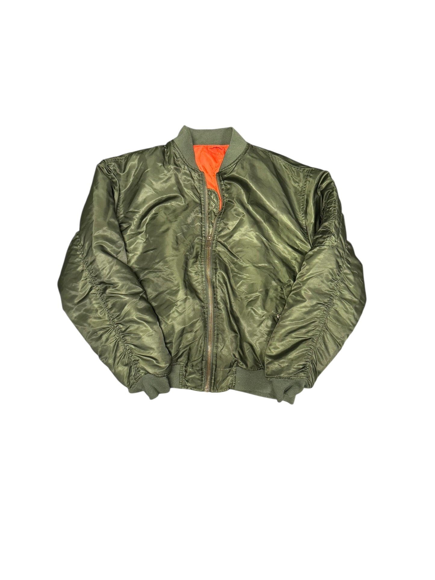 Army Green Bomber Jacket