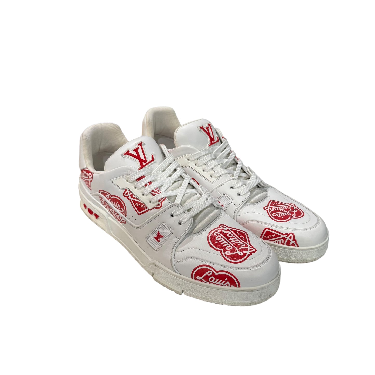 Louis Vuitton X Nigo White ‘Heart’ Trainers