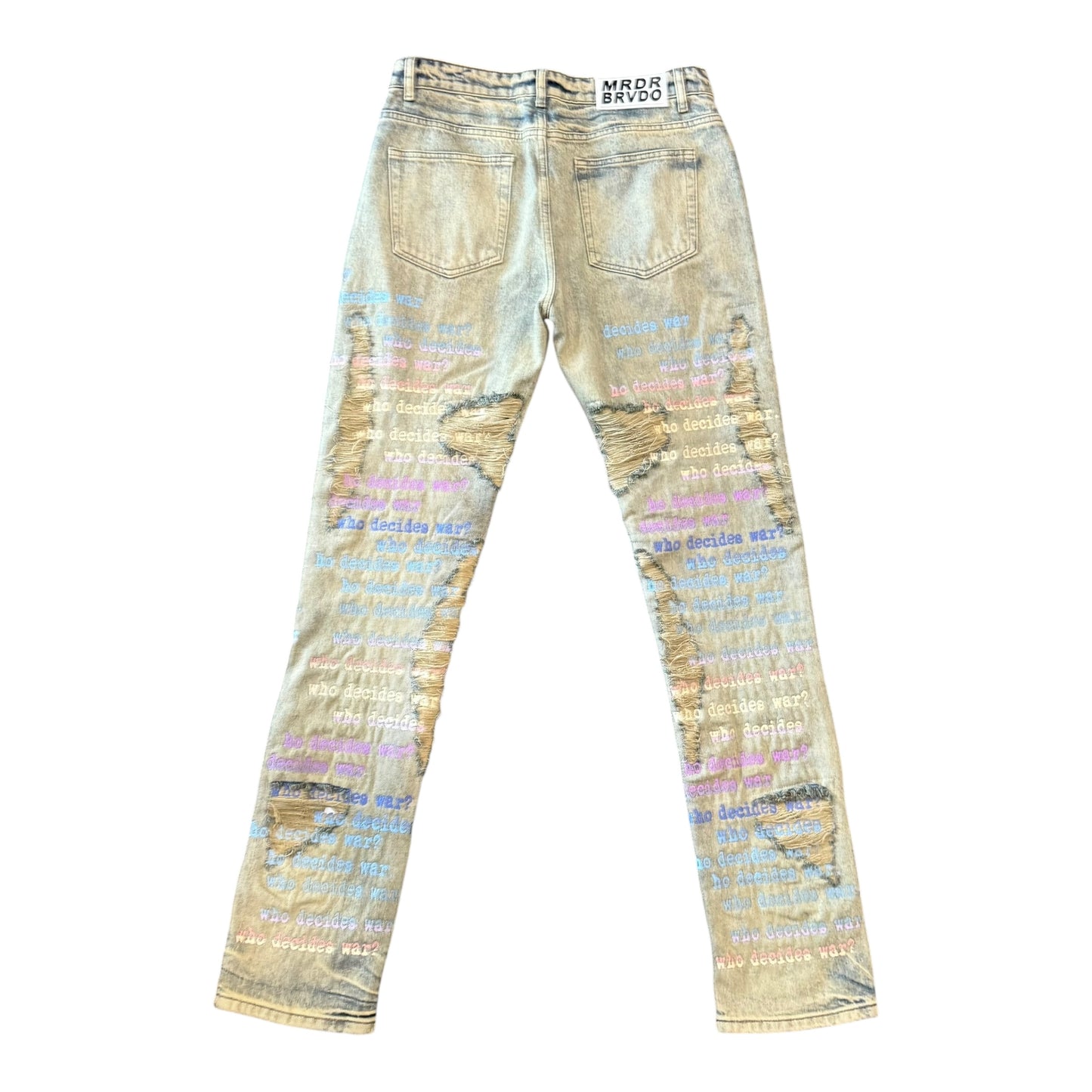WDW Sand Script Denim