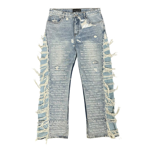 Who Decides War Ultra Flare Scripture Denim 'Sky'
