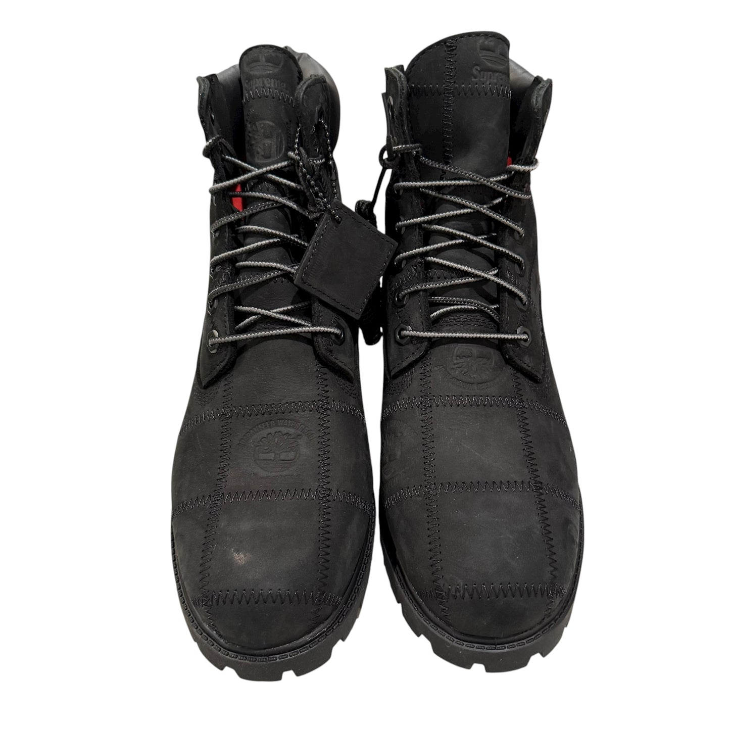NEW Supreme x Timberland Patch Boots Black