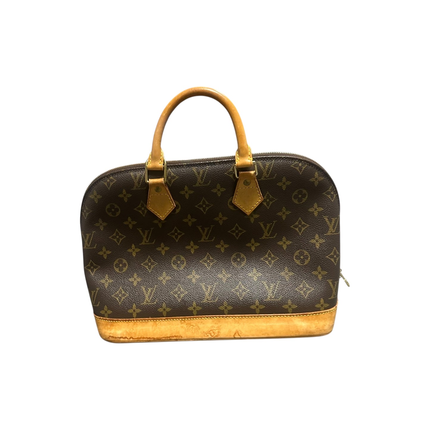 Louis Vuitton Alma Monogram Hand Bag Brown