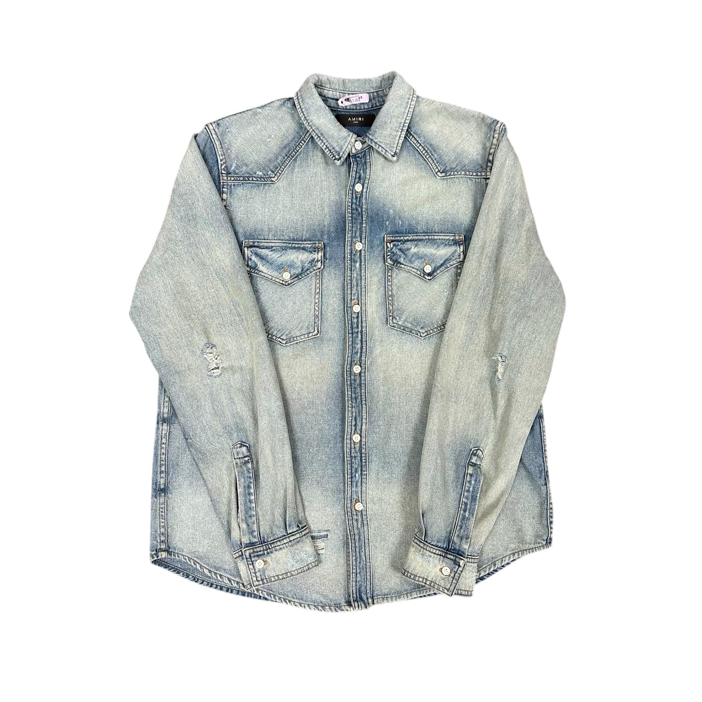 Amiri Denim Button Up Shirt