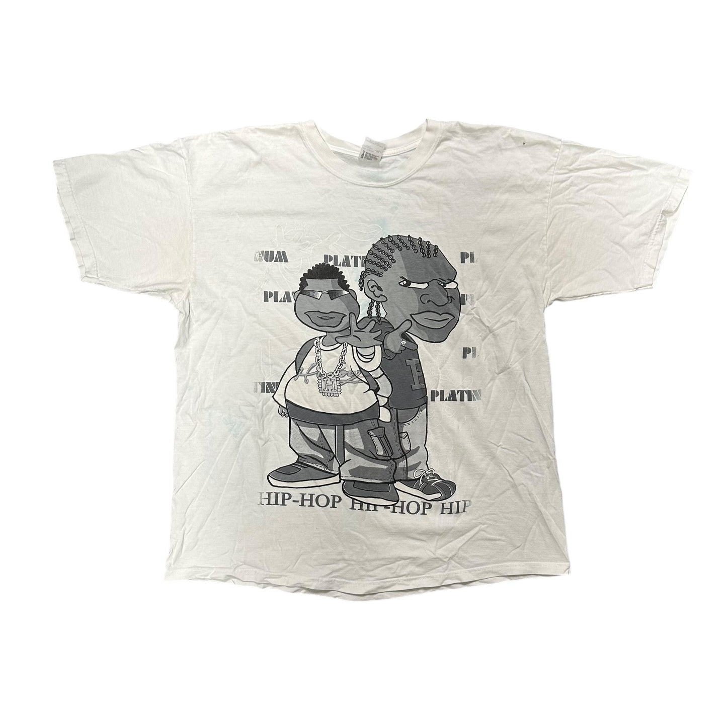 Vintage Hip Pop Platinum History Tee White