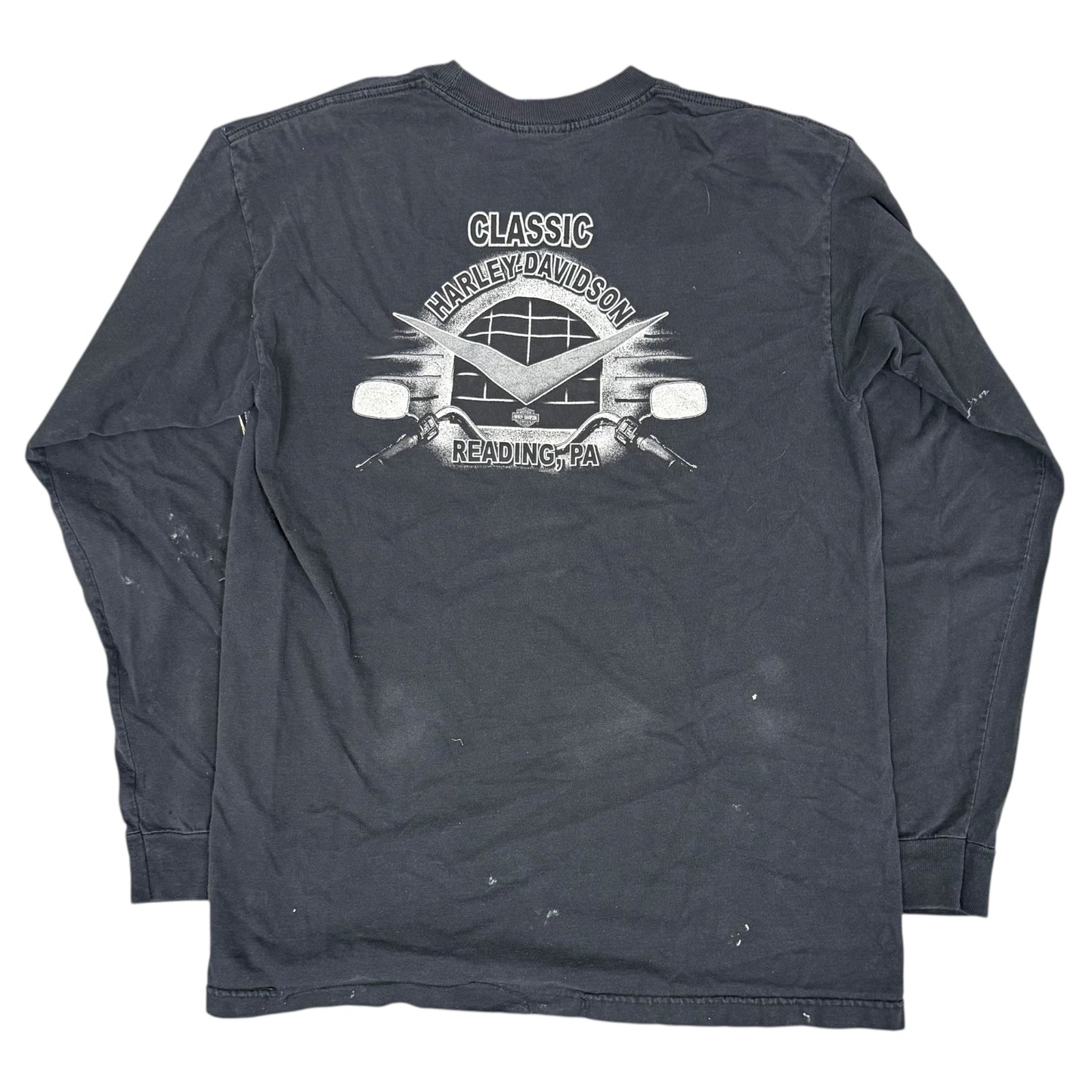 Vintage Black Harley Davidson Live to ride L/S
