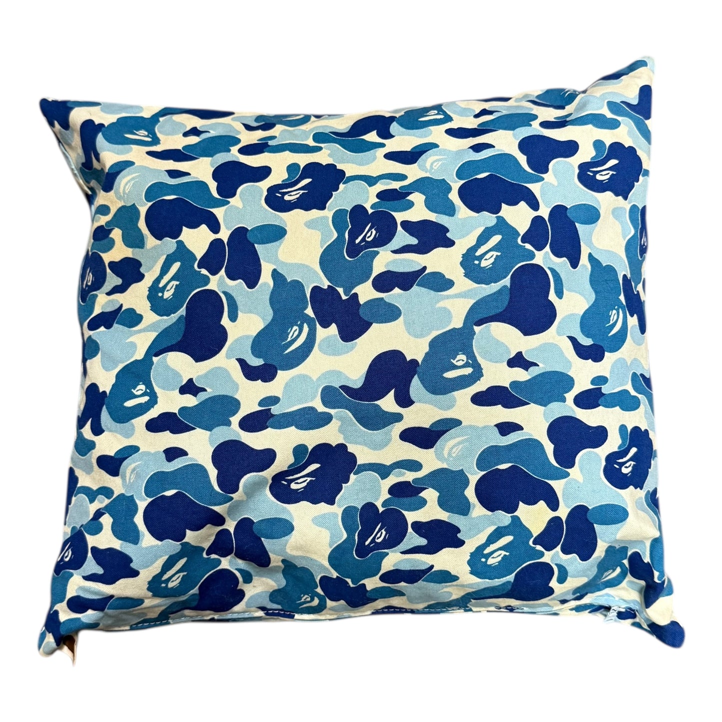 Bape Blue Camo Pillow