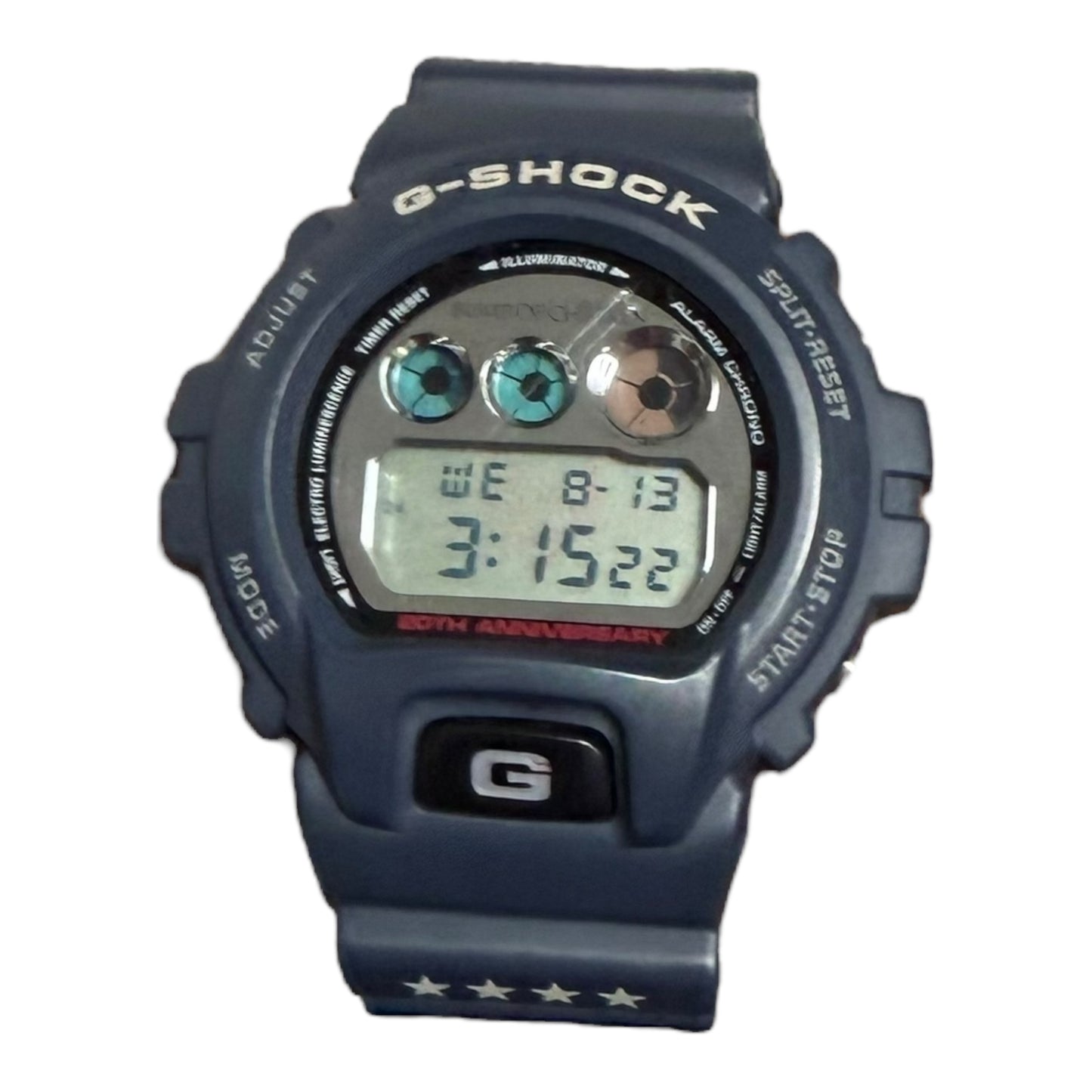 G Shock Dark Blue/Sliver