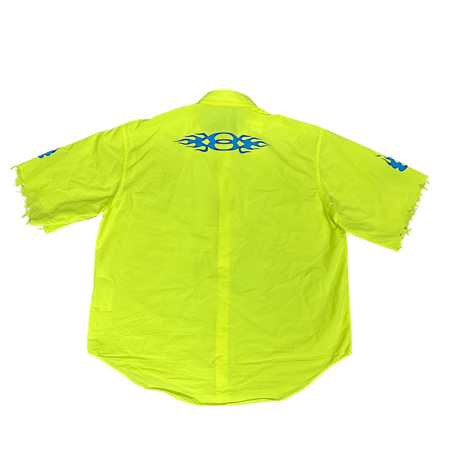 Balenciaga Burning Unity Neon Button Up