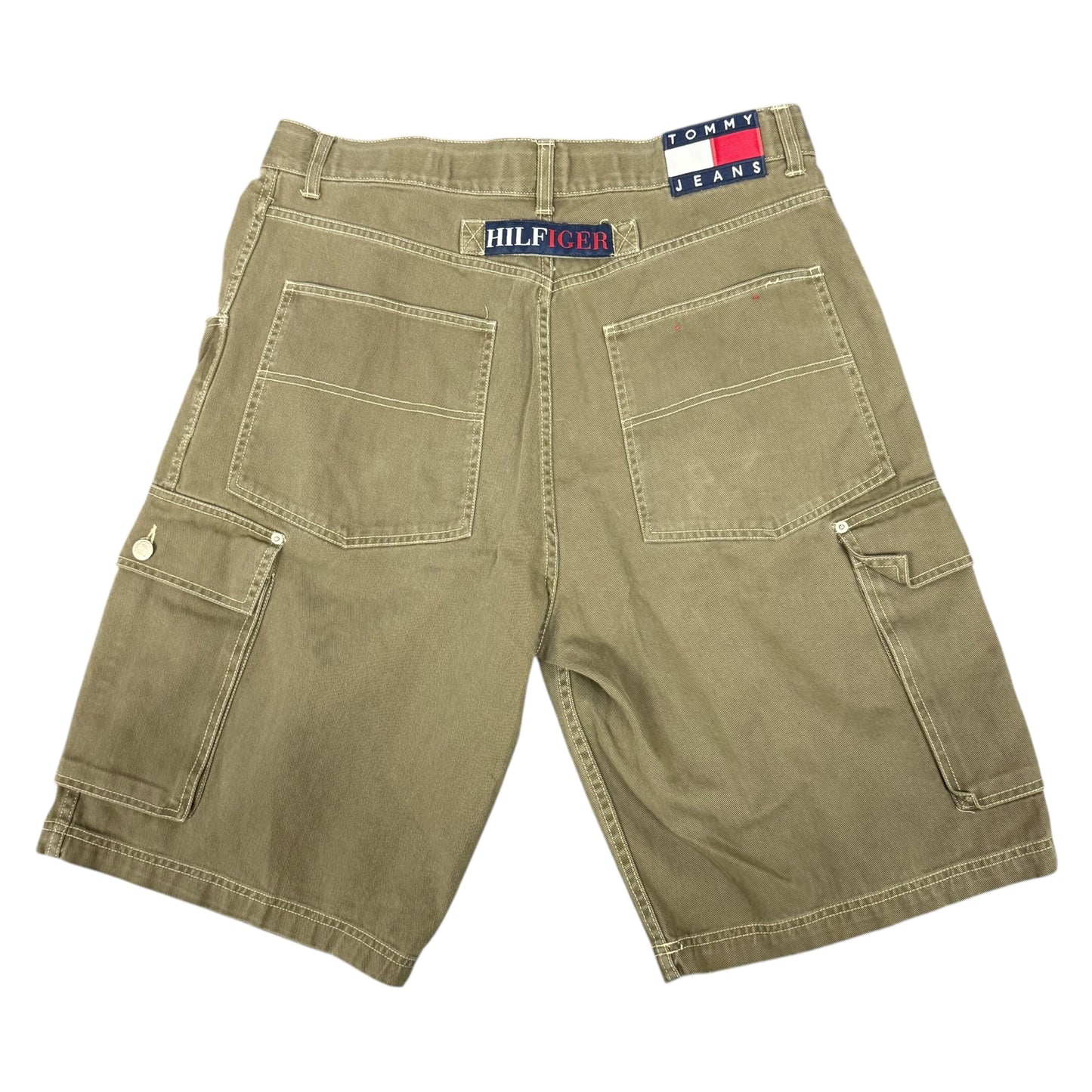 Vintage Tommy Hilfiger Olive Cargo Shorts