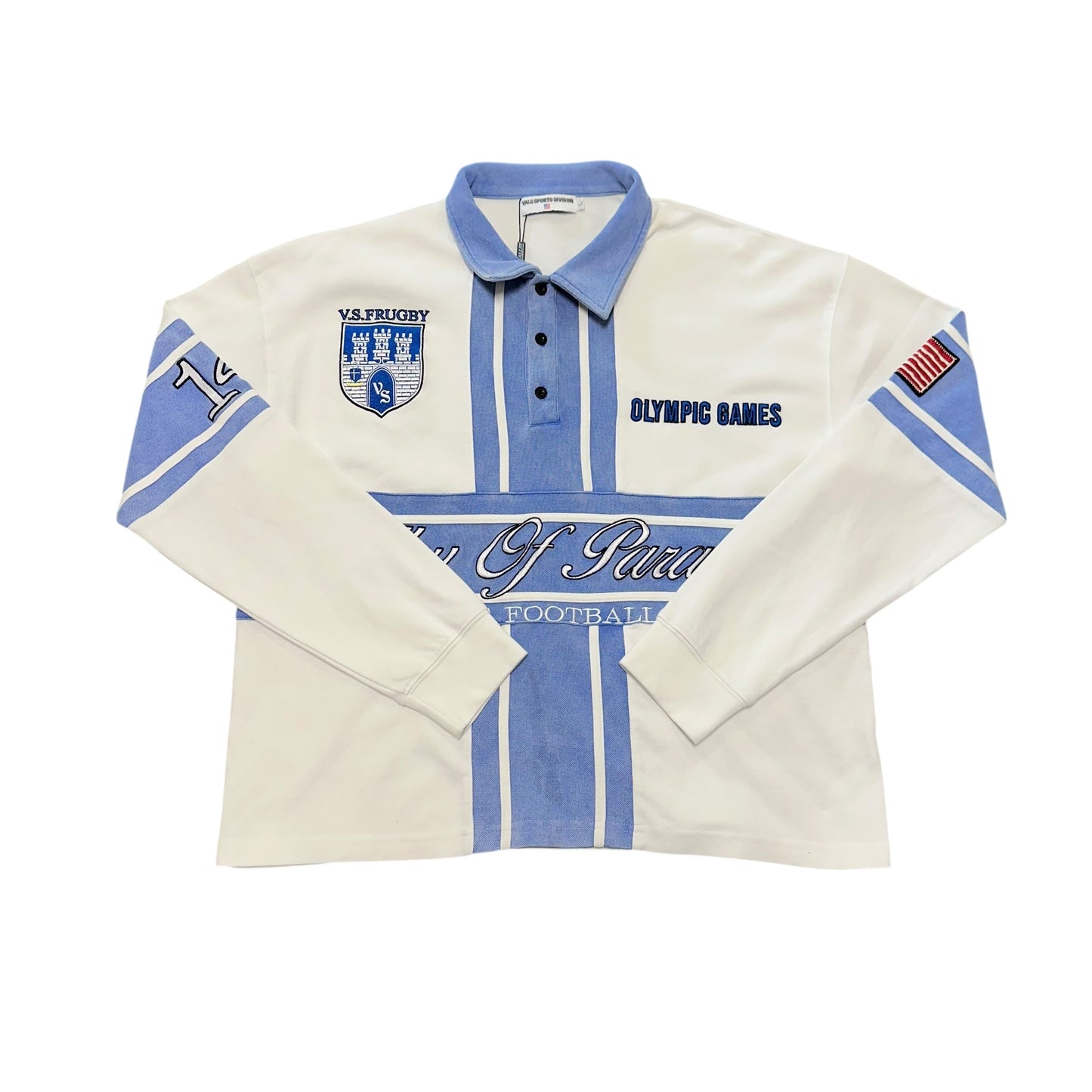 NEW Vale Lives White/Blue Rugby