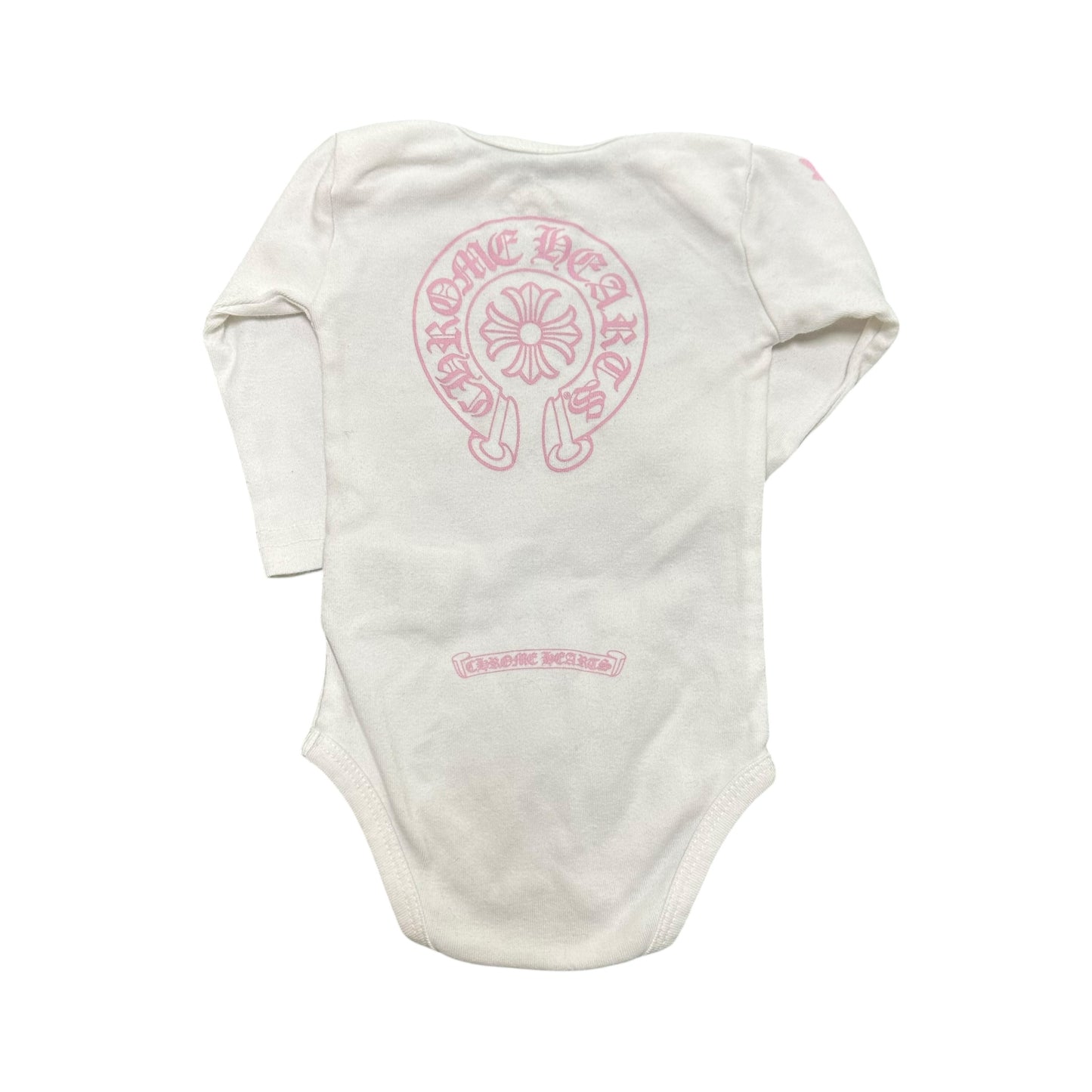 Chrome Hearts White/Pink Onesie