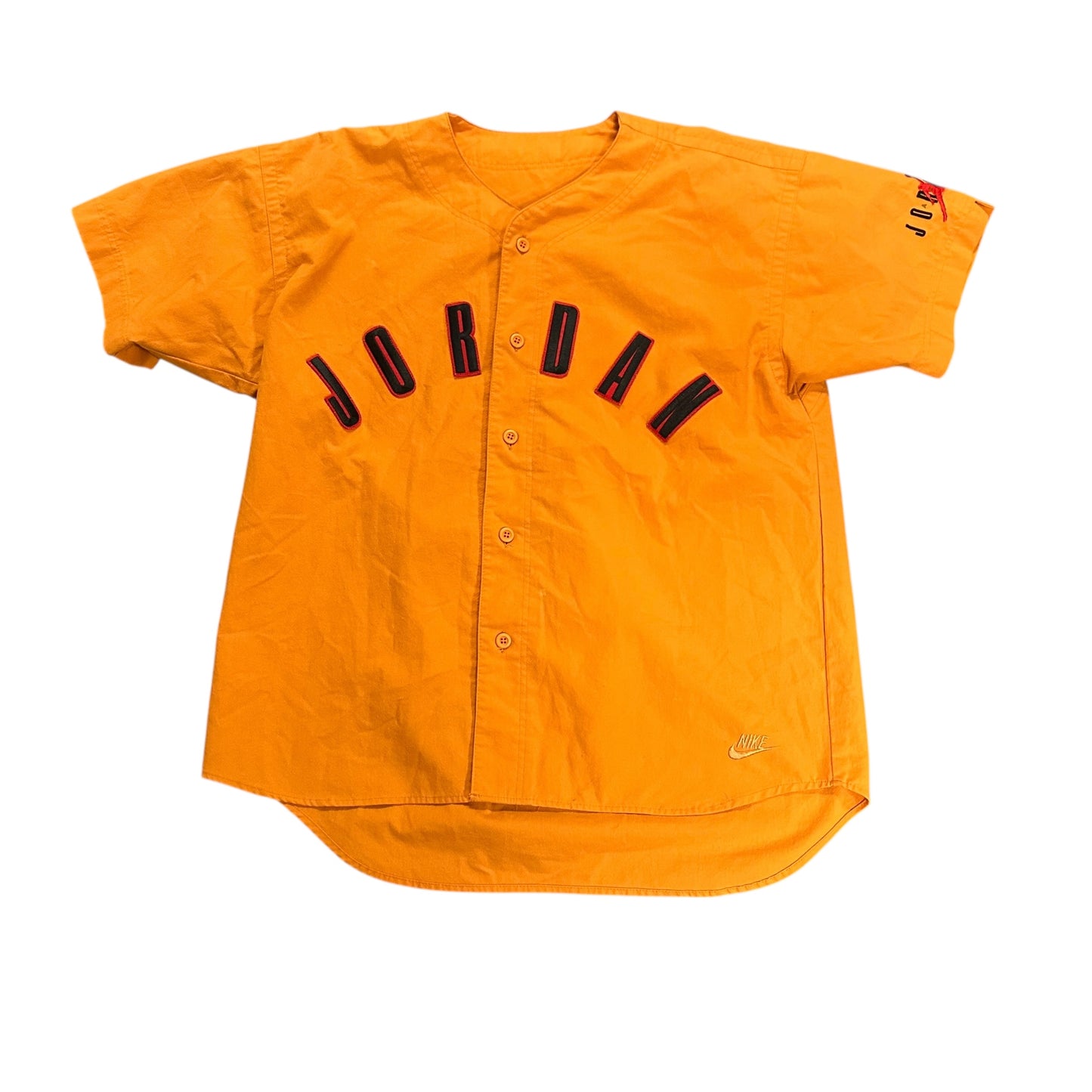 90’s Nike Air Jordan Baseball Jersey Orange