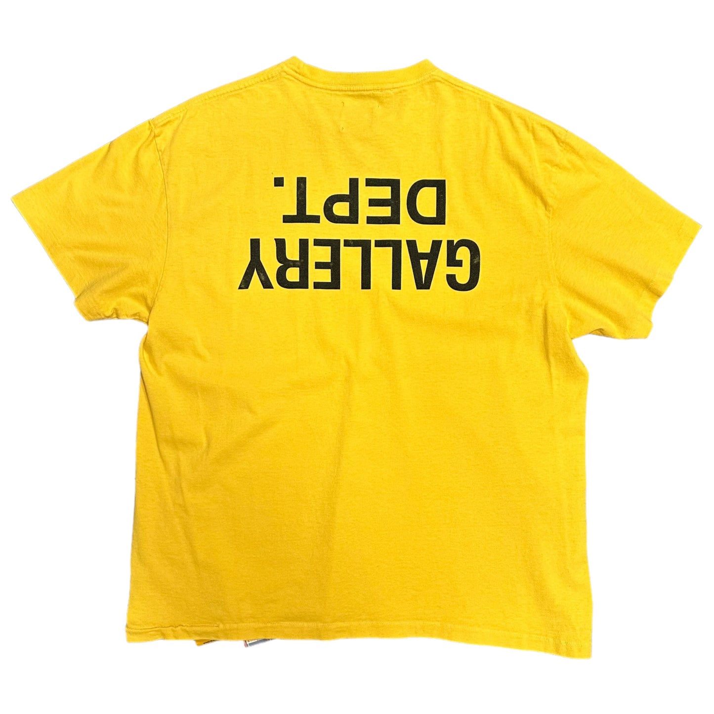 Yellow Upside Down Gallery Dept Tee