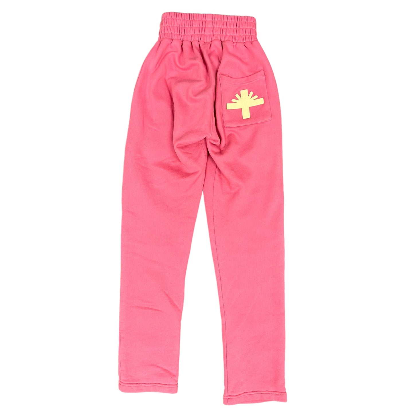 Pink Double Logo Vertabrae Sweatpants