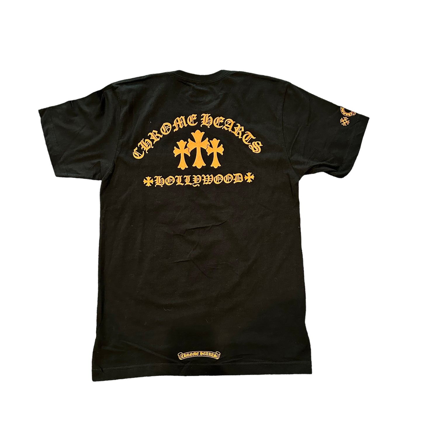 Black/Orange Chrome Hearts Tee