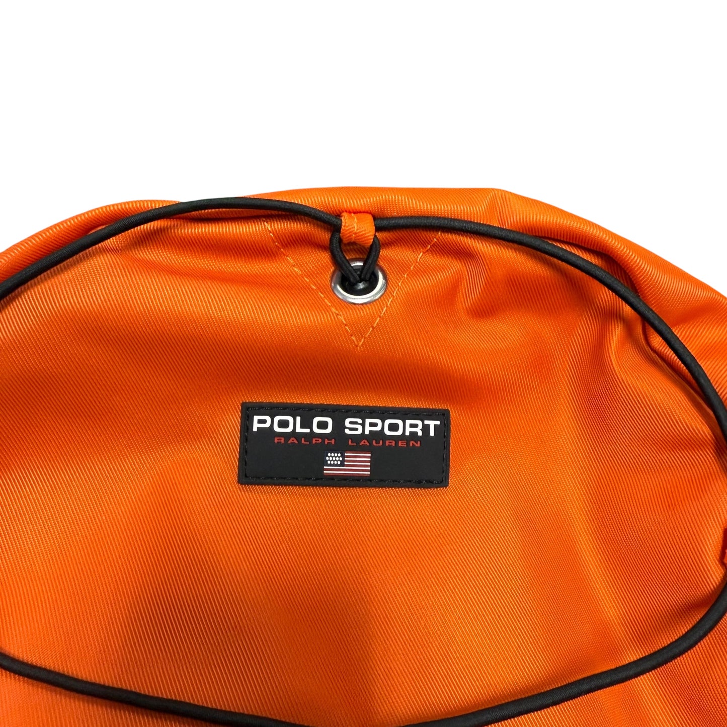 90s Vintage Polo Sport Orange Backpack.