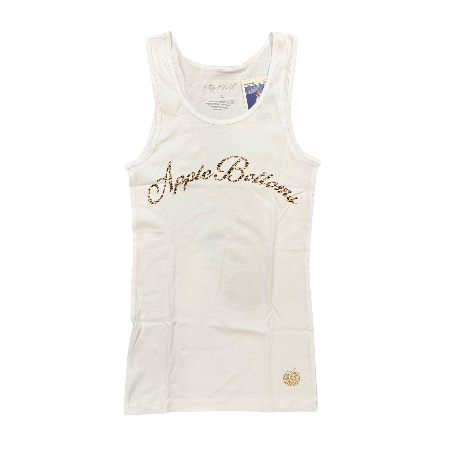 Apple Bottoms White Embellished Classic Tank