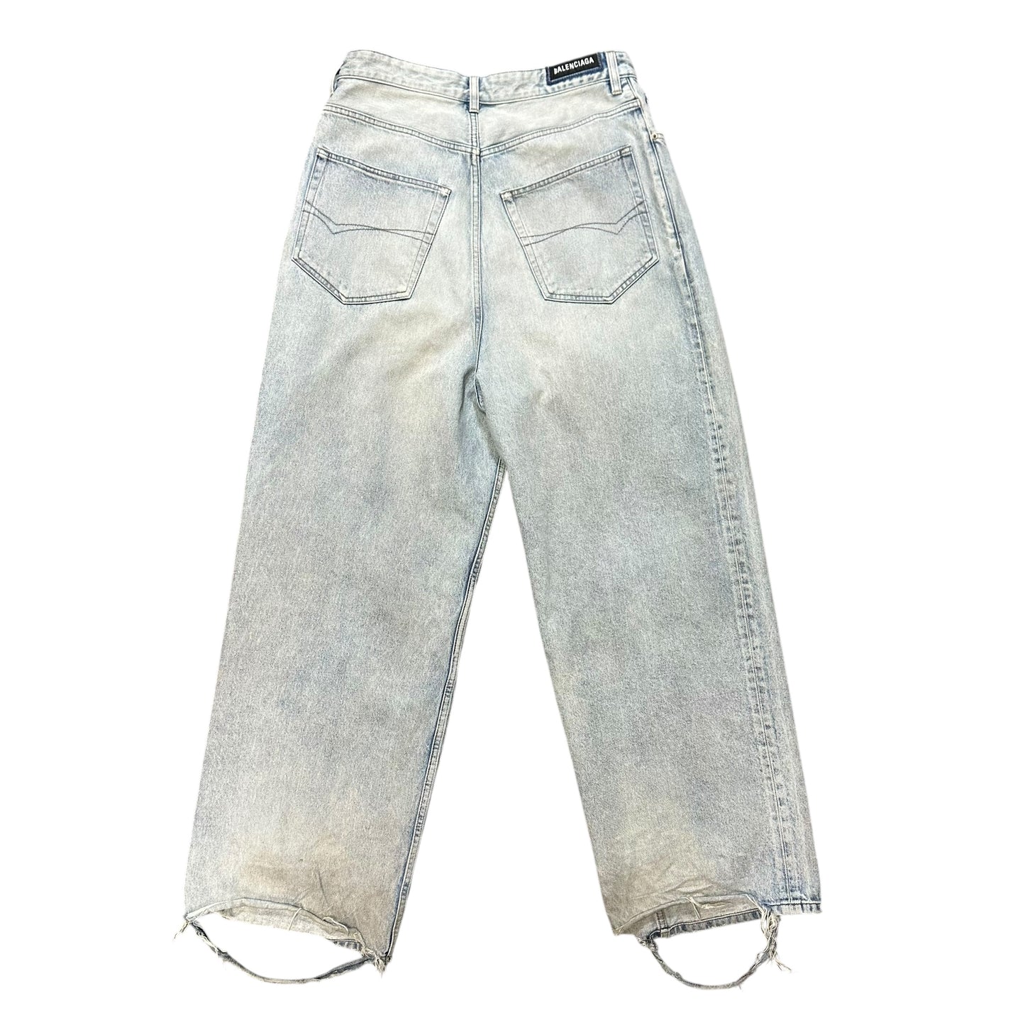 Balenciaga Light Wash Baggy Denim