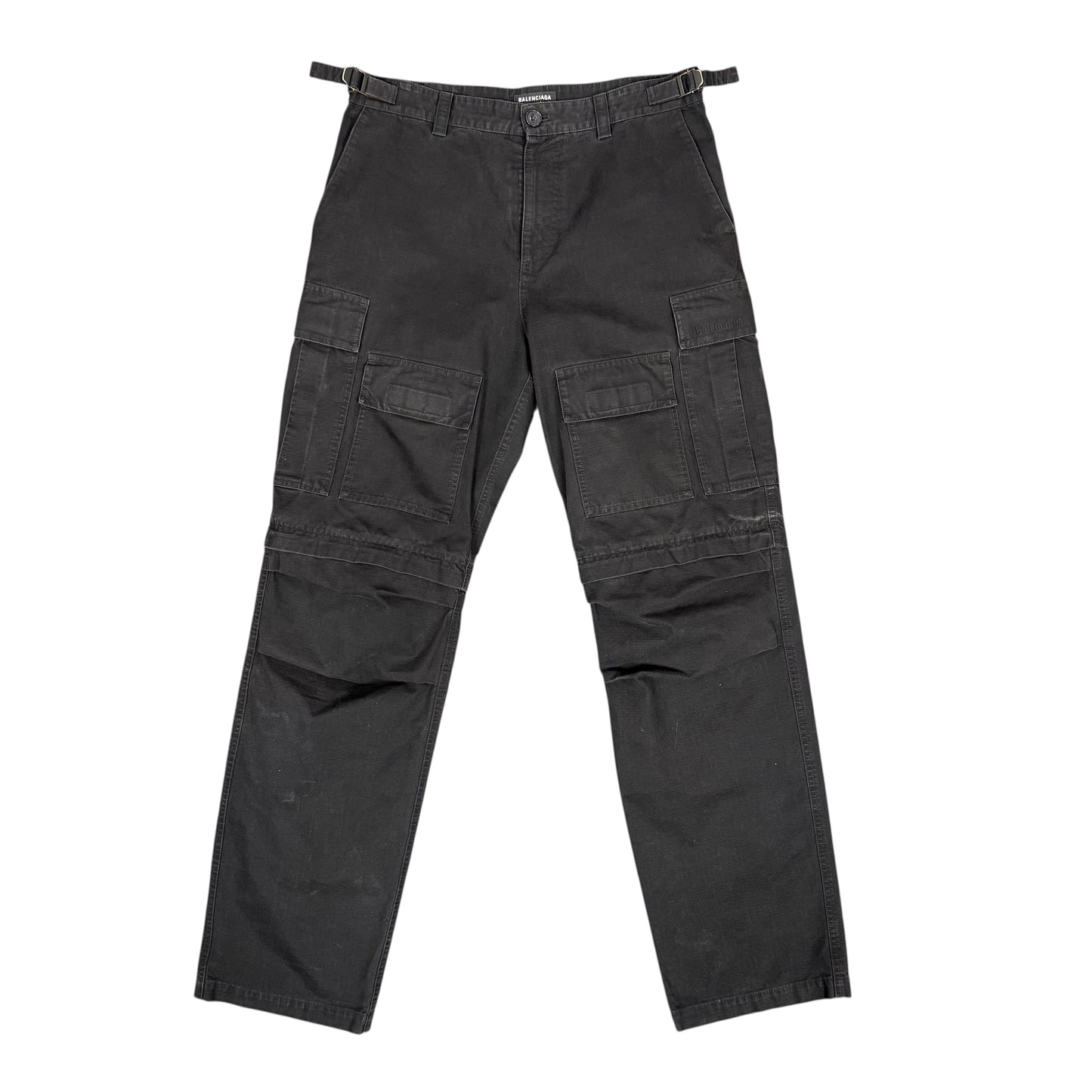 Balenciaga Black Convertible Cargo Pants