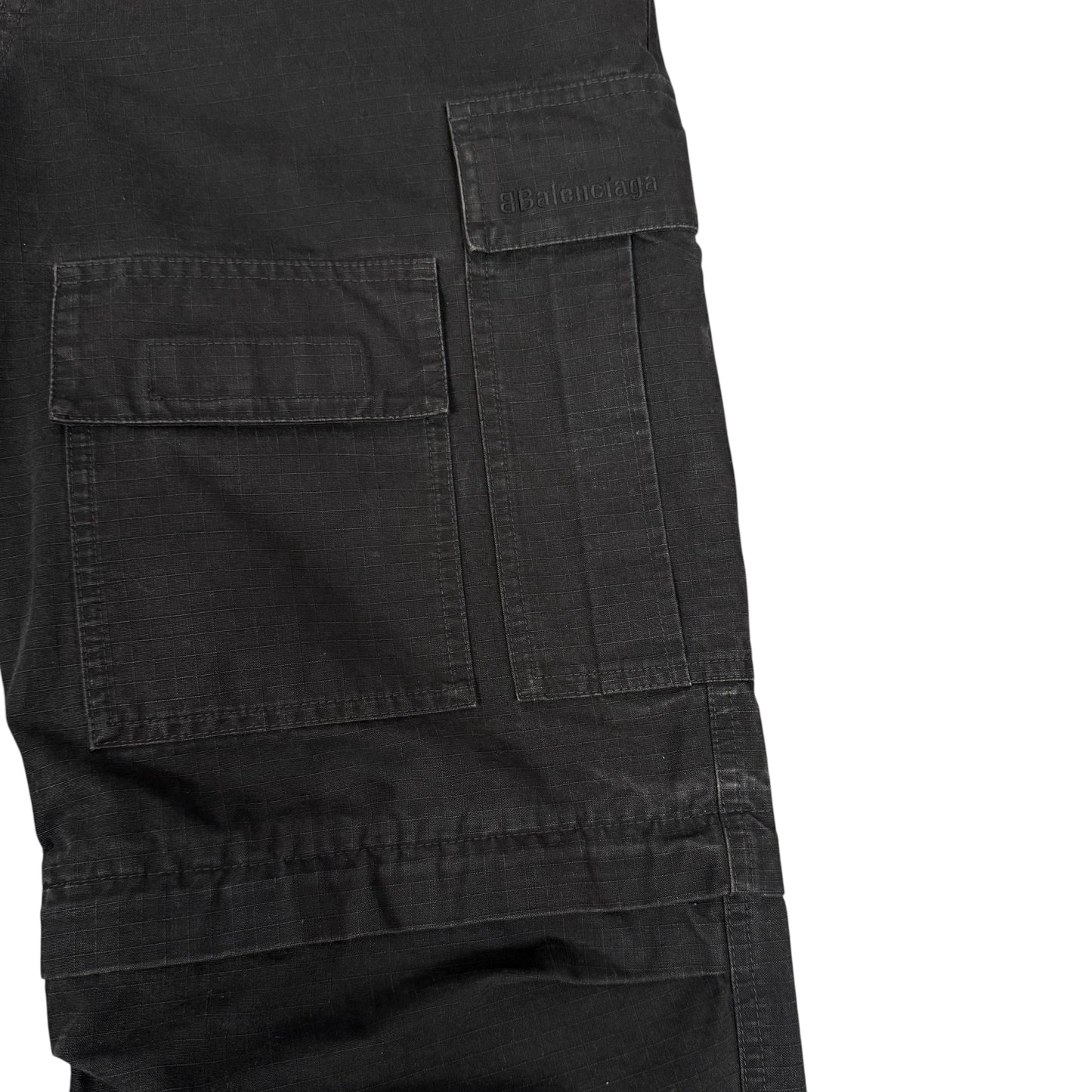Balenciaga Black Convertible Cargo Pants