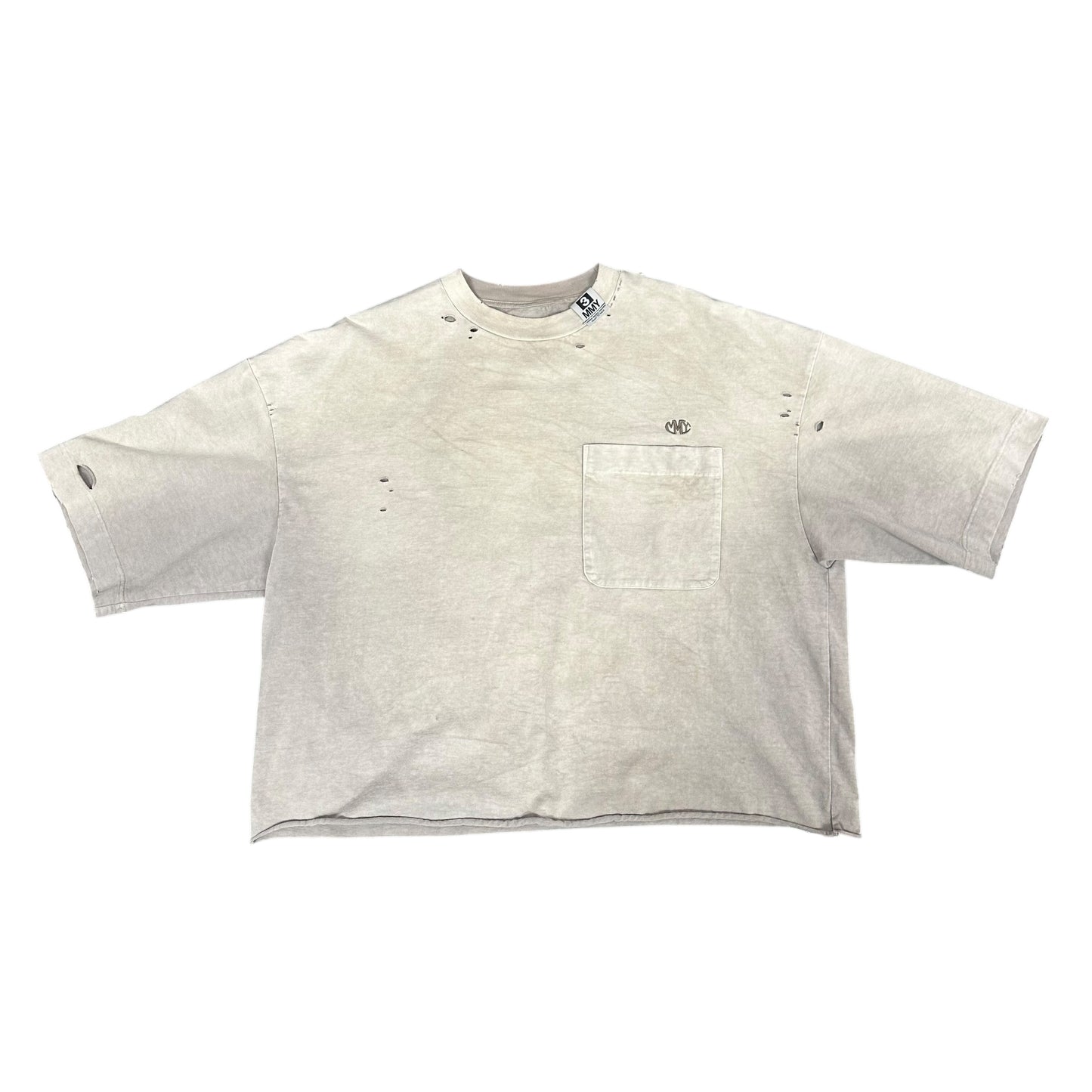 Maison Mihara Light Brown Faded Tee