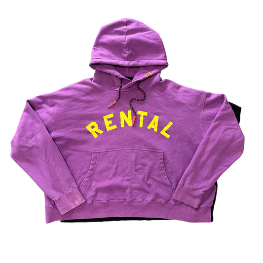 Maison Mihara Purple Hoodie/Shirt Hybrid