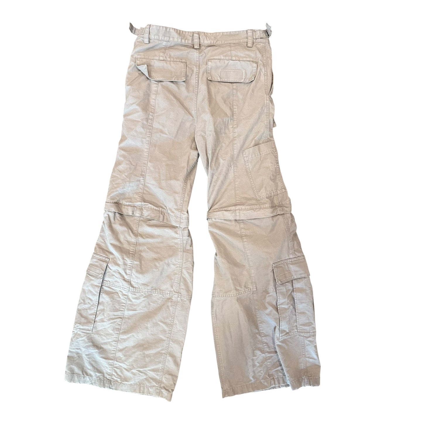 Balenciaga Grey Convertible Cargo Pants