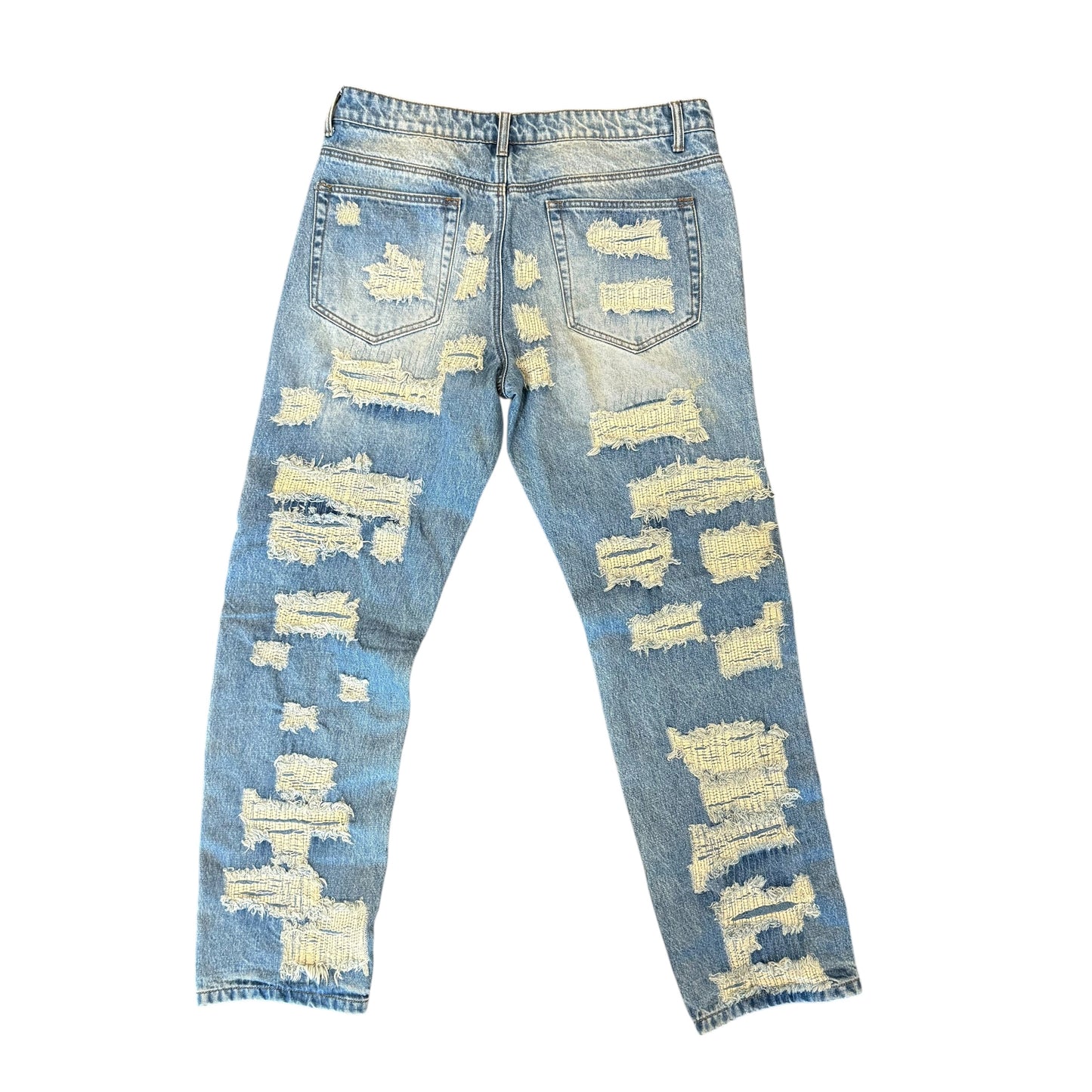 Sample Blue Boro Stitch Jeans