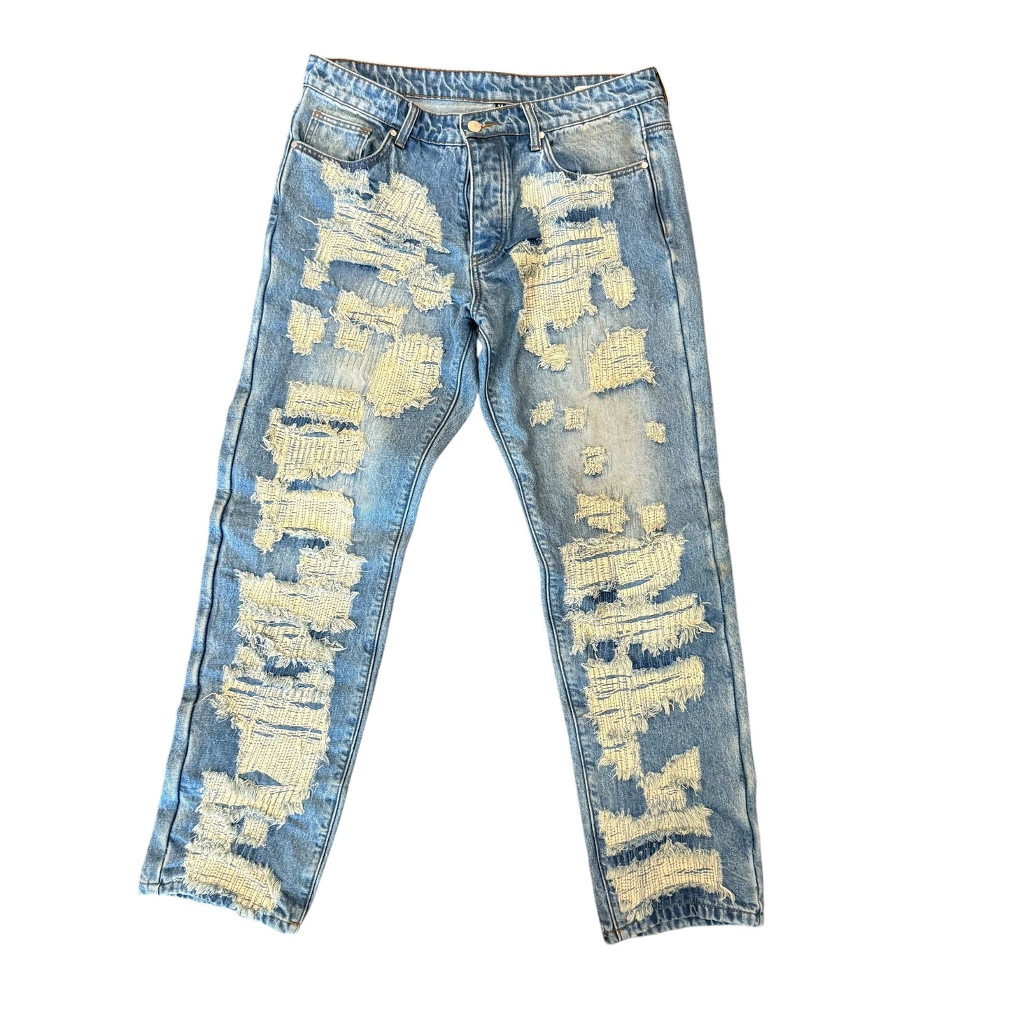 Sample Blue Boro Stitch Jeans
